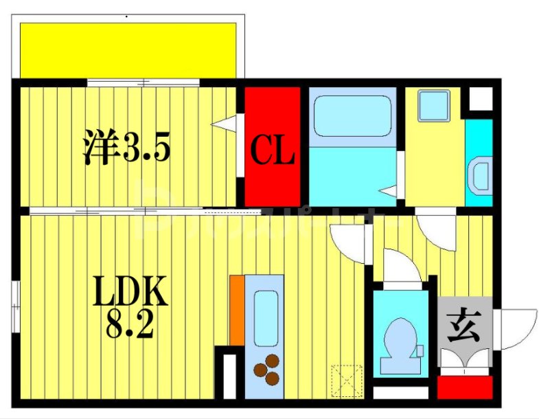 3階の間取り図