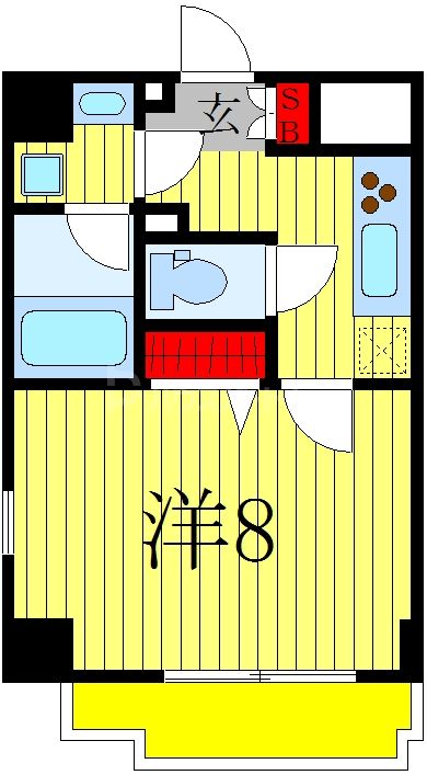 2階の間取り図
