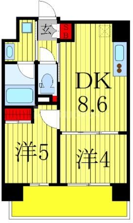 1階の間取り図