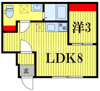 1階の間取り図