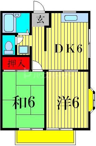 1階の間取り図
