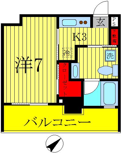 3階の間取り図