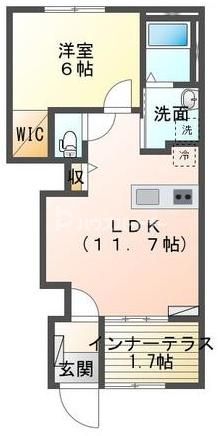 1階の間取り図