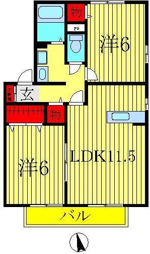 1階の間取り図