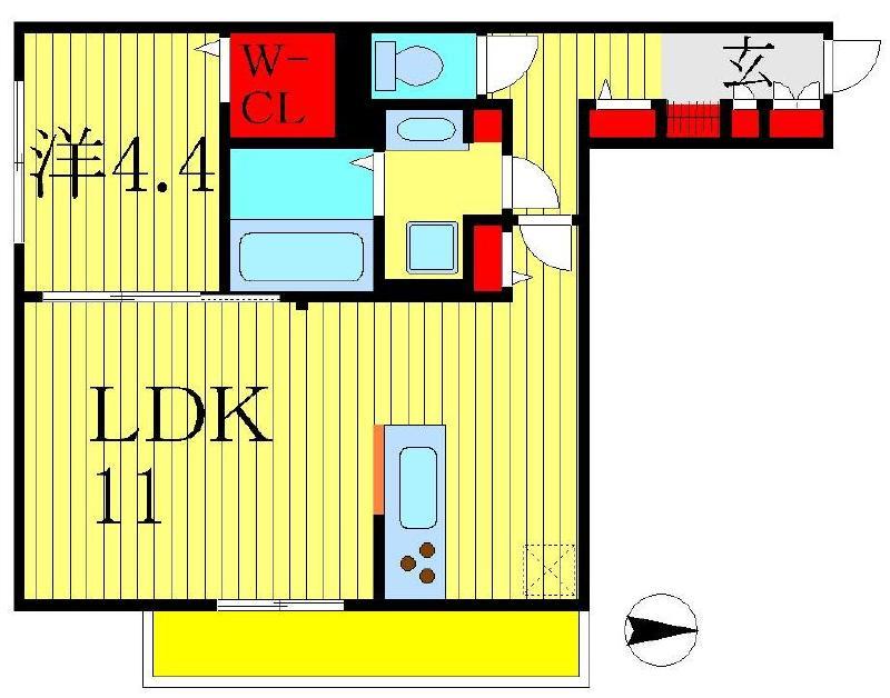 3階の間取り図