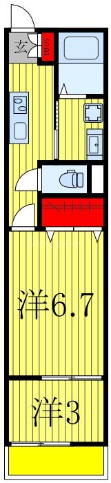 2階の間取り図