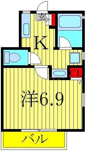 1階の間取り図