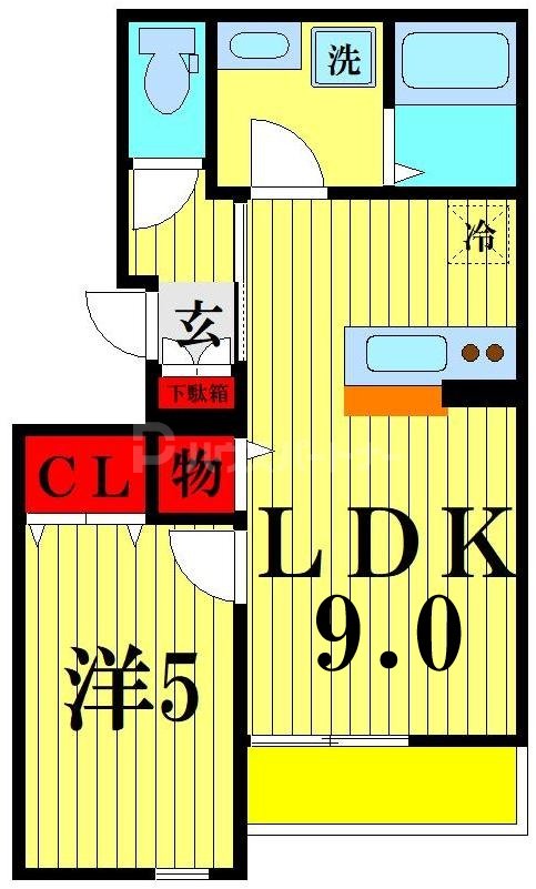 3階の間取り図
