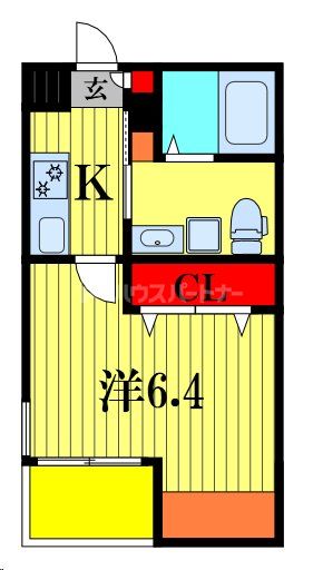 2階の間取り図
