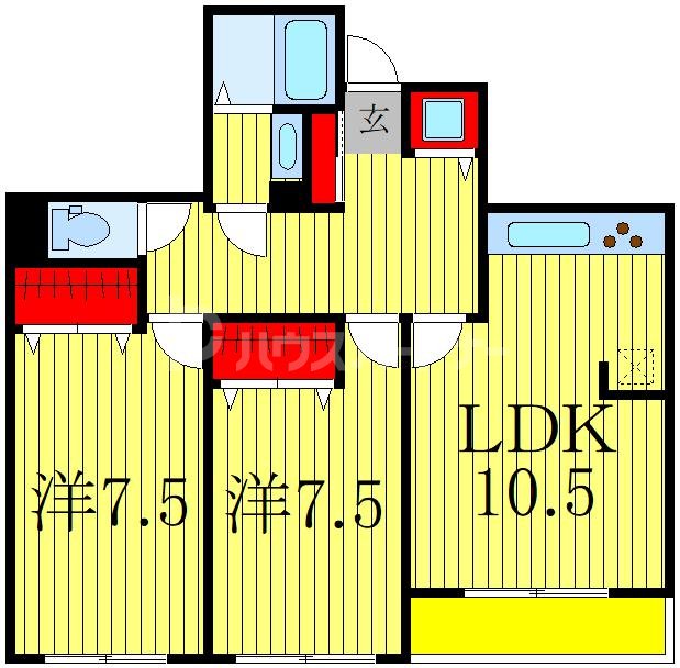 3階の間取り図