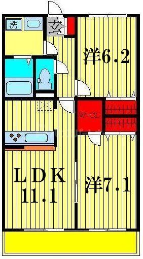 1階の間取り図