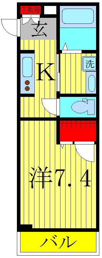 1階の間取り図