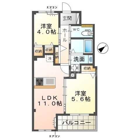 1階の間取り図