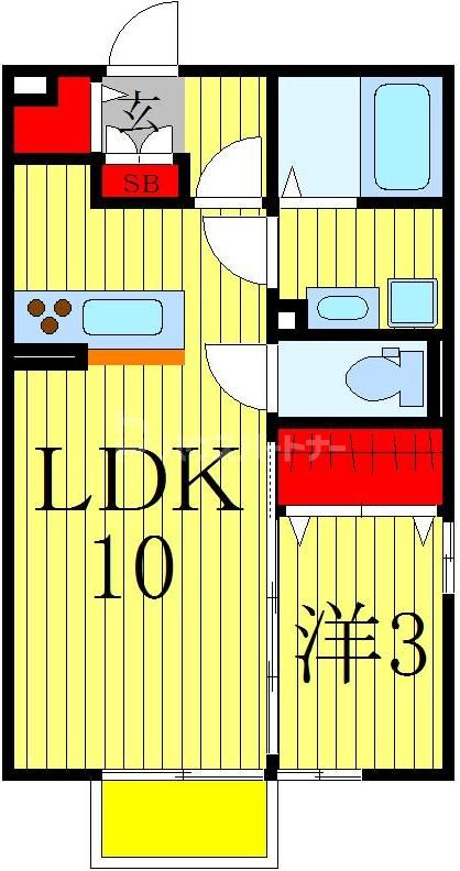 1階の間取り図