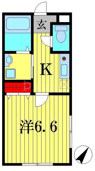 1階の間取り図