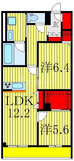 3階の間取り図