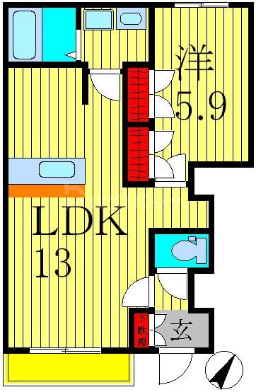 1階の間取り図