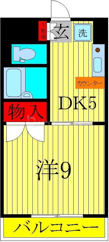 4階の間取り図