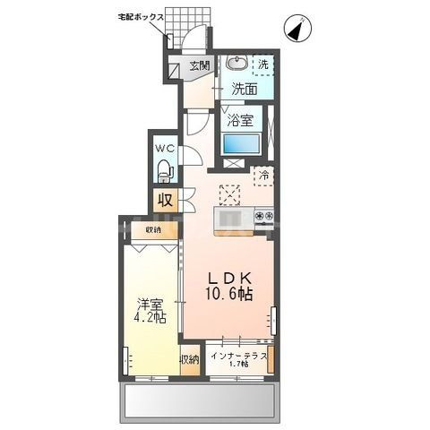 1階の間取り図