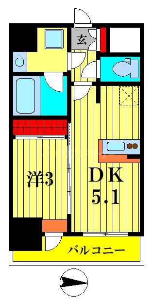 2階の間取り図