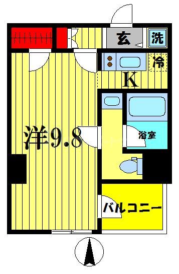 6階の間取り図