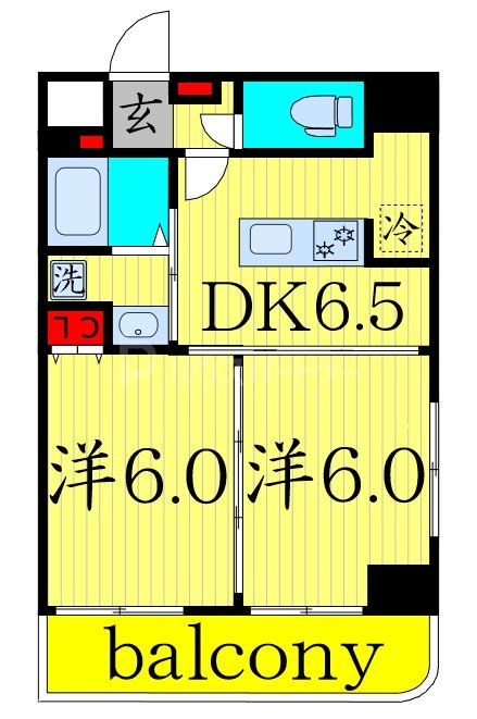 5階の間取り図