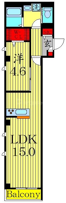 2階の間取り図