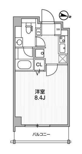 6階の間取り図