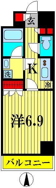 2階の間取り図