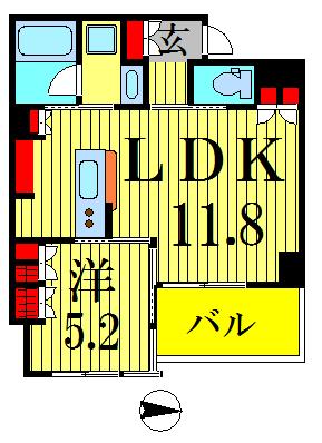 2階の間取り図