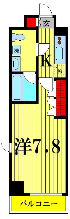 4階の間取り図
