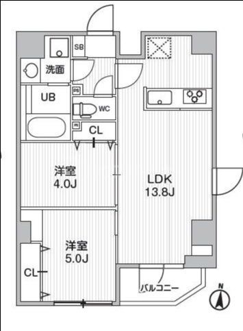 4階の間取り図