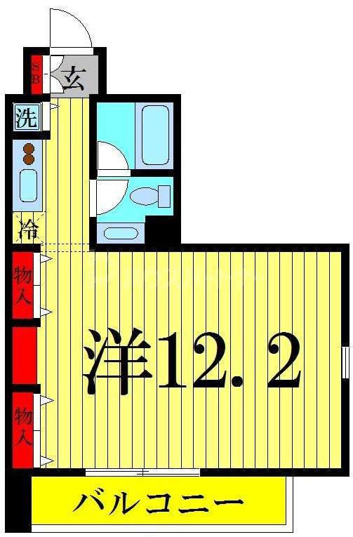 6階の間取り図