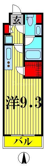 4階の間取り図