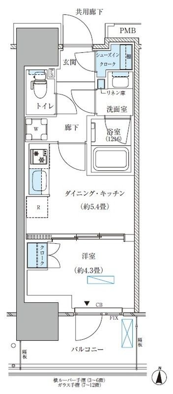 11階の間取り図