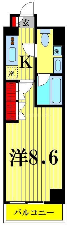 2階の間取り図