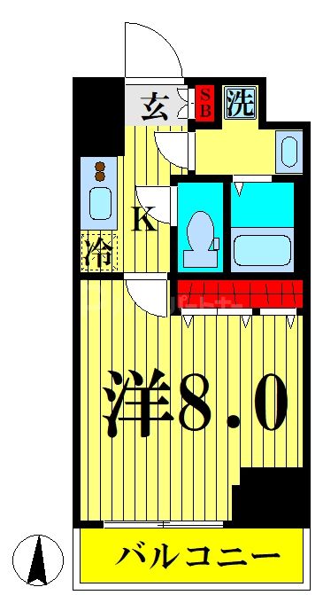 7階の間取り図