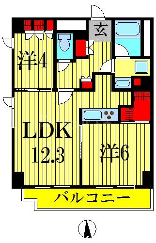 5階の間取り図