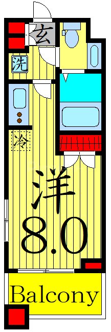 8階の間取り図