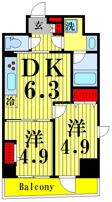 10階の間取り図