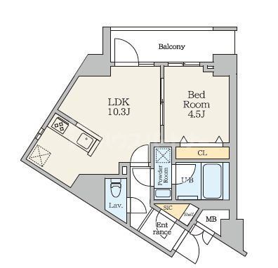 3階の間取り図
