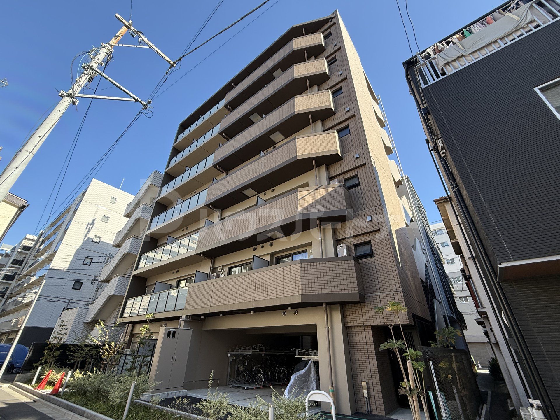 プライムアーバン菊川の外観