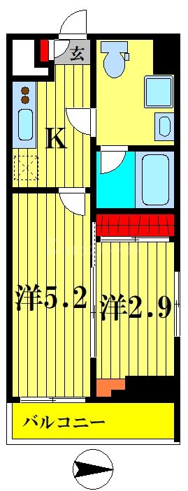 6階の間取り図