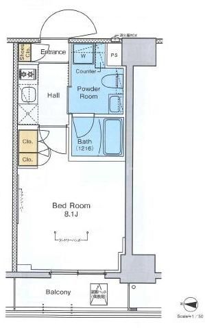 13階の間取り図