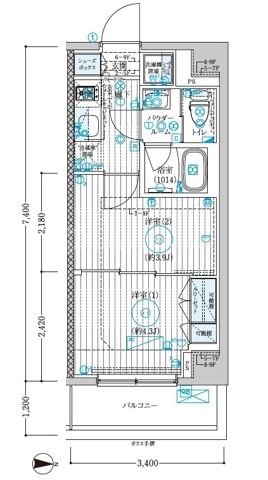 7階の間取り図