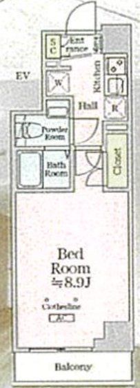 6階の間取り図