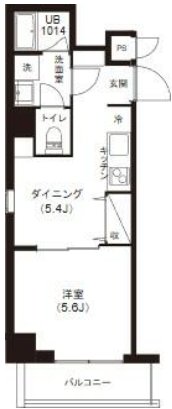 1階の間取り図