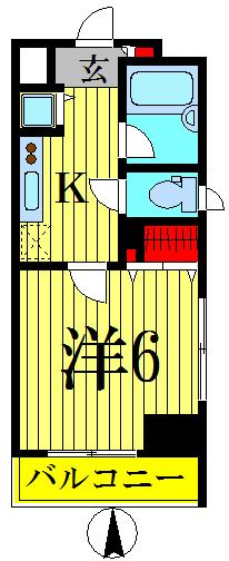 8階の間取り図