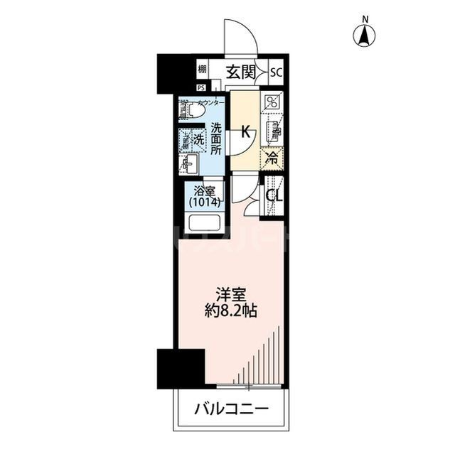 7階の間取り図
