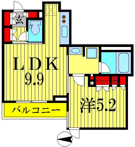 6階の間取り図